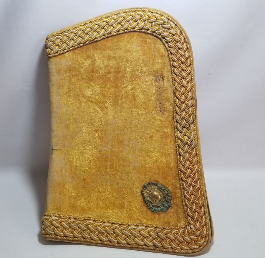 OSMANLI DÖNEMİ İPEK SIRMA İŞÇİLİKLİ ŞEHZADE EYER ÜSTÜ