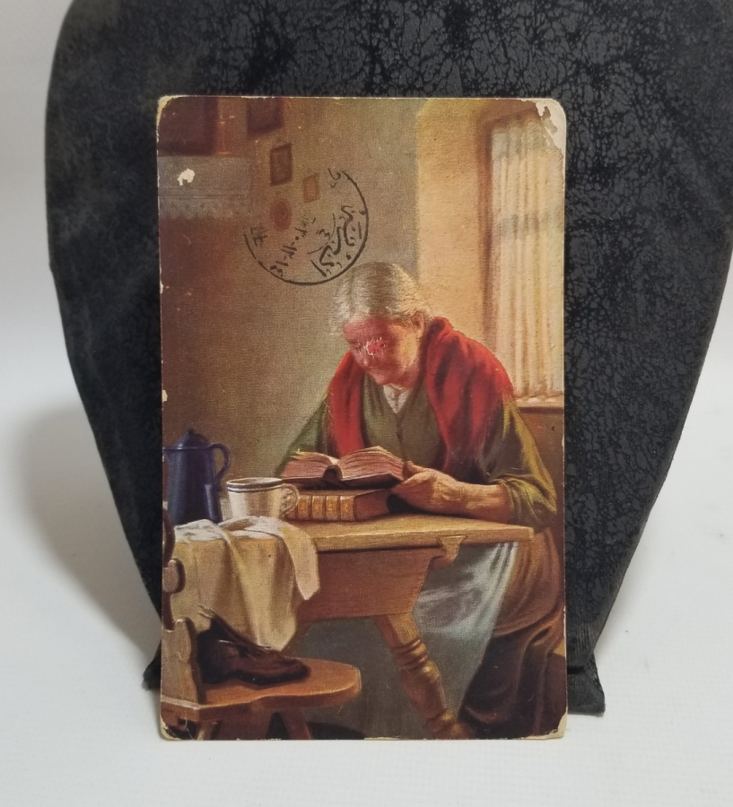 YENİBAHÇELİ ŞÜKRÜ KOLEKSİYONUNDAN OSMANLI DÖNEMİ ARKASI YAZILI KARTPOSTAL