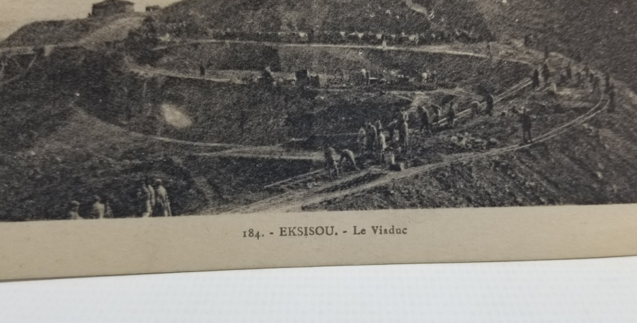 OSMANLI DÖNEMİ EKSISO GÖRSELLİ NADİR KARTPOSTAL