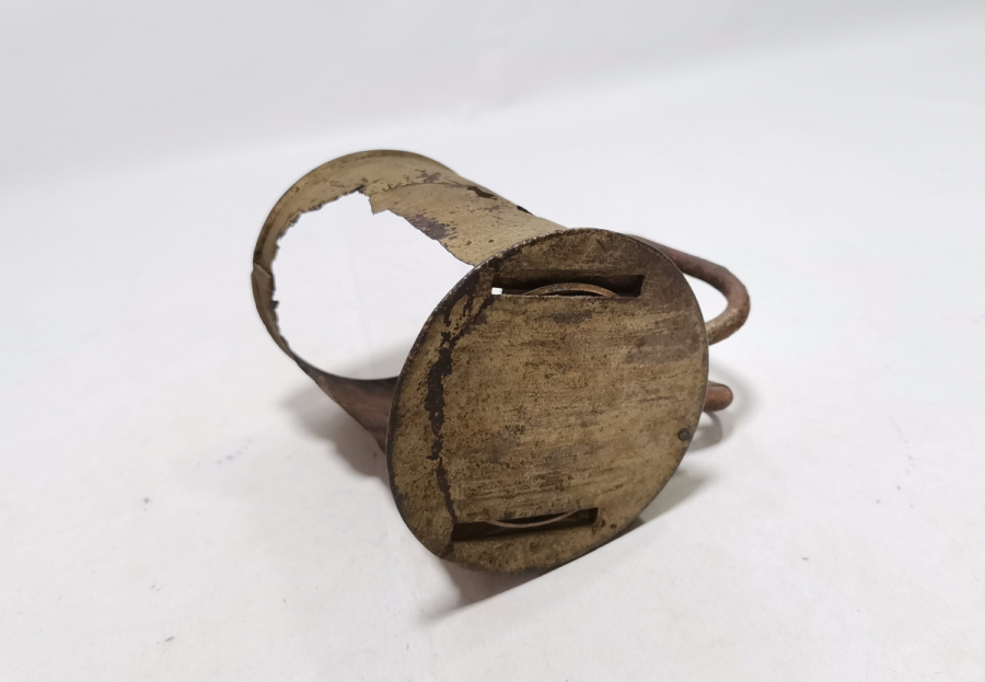 OSMANLI DÖNEMİ PRİMİTİF FORMDA EL YAPIMI NADİR VAGON LAMBASI