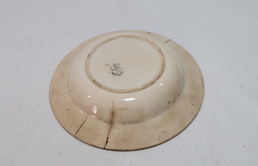 NADİR TİPTE EL BOYAMA OSMANLI DÖNEMİ PORSELEN TABAK