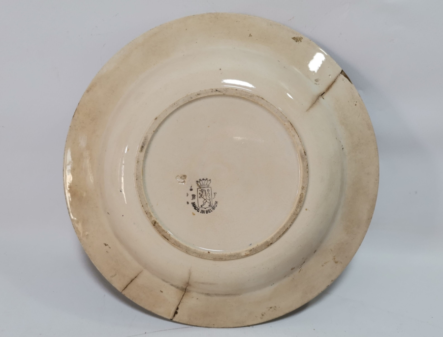 NADİR TİPTE EL BOYAMA OSMANLI DÖNEMİ PORSELEN TABAK