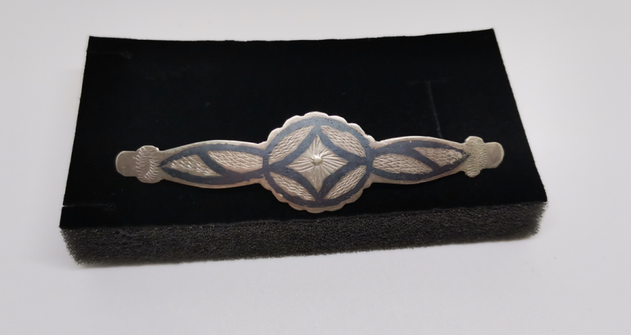 OSMANLI DÖNEMİ SAVATLI GÜMÜŞ TOKA