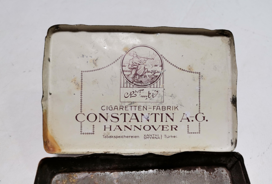 1. DÜNYA SAVAŞI DÖNEMİ CONSTANTIN SUBAY SİGARA KUTUSU