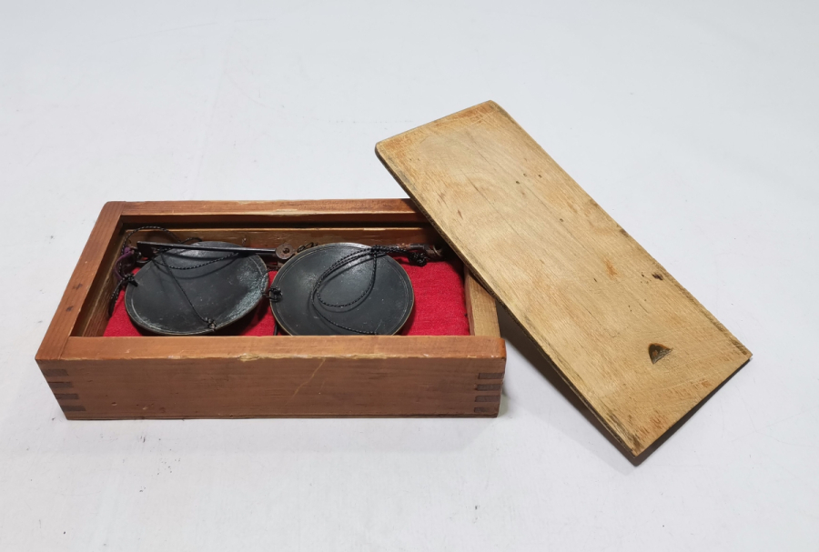 ORİJİNAL KUTUSUNDA OSMANLI DÖNEMİ NADİR AFYON TERAZİSİ