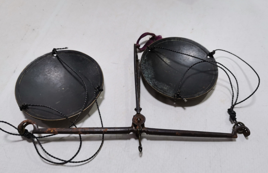 ORİJİNAL KUTUSUNDA OSMANLI DÖNEMİ NADİR AFYON TERAZİSİ