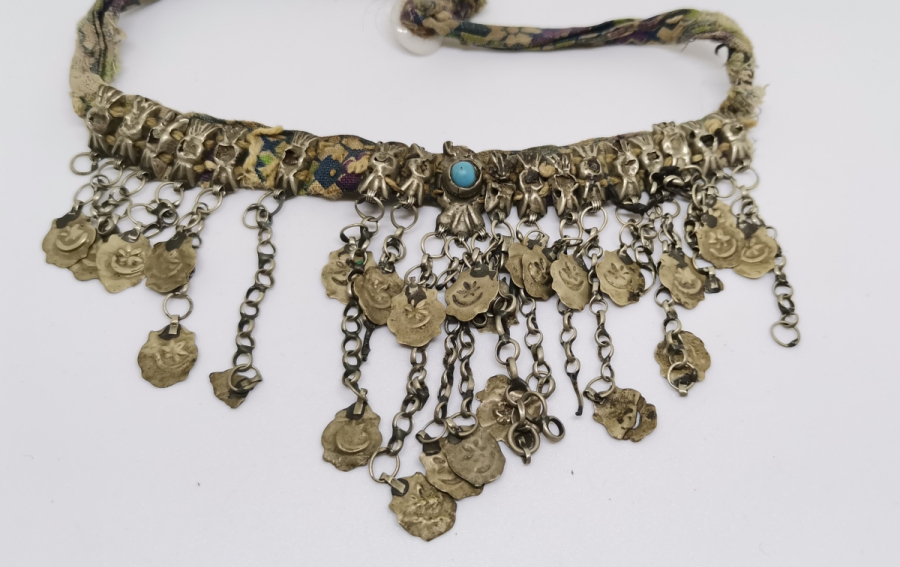 OSMANLI DÖNEMİ AY YILDIZLI GÜMÜŞ DÖŞLÜK - GIDIKLIK