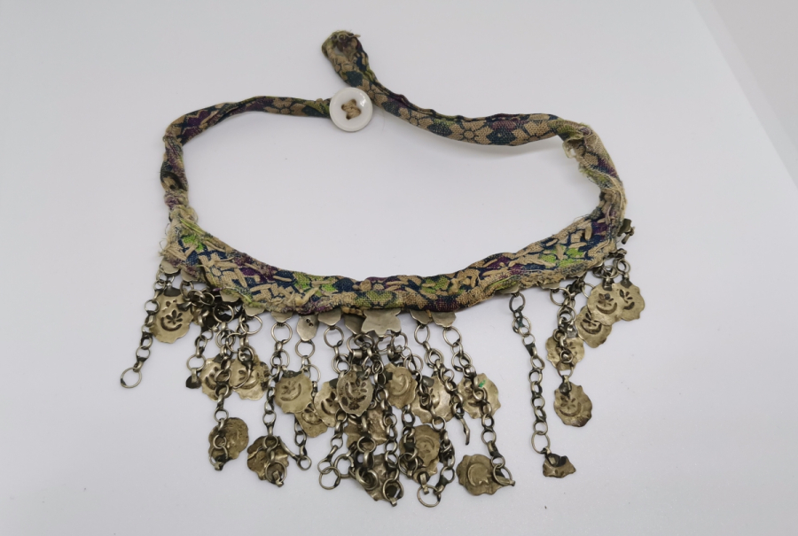 OSMANLI DÖNEMİ AY YILDIZLI GÜMÜŞ DÖŞLÜK - GIDIKLIK