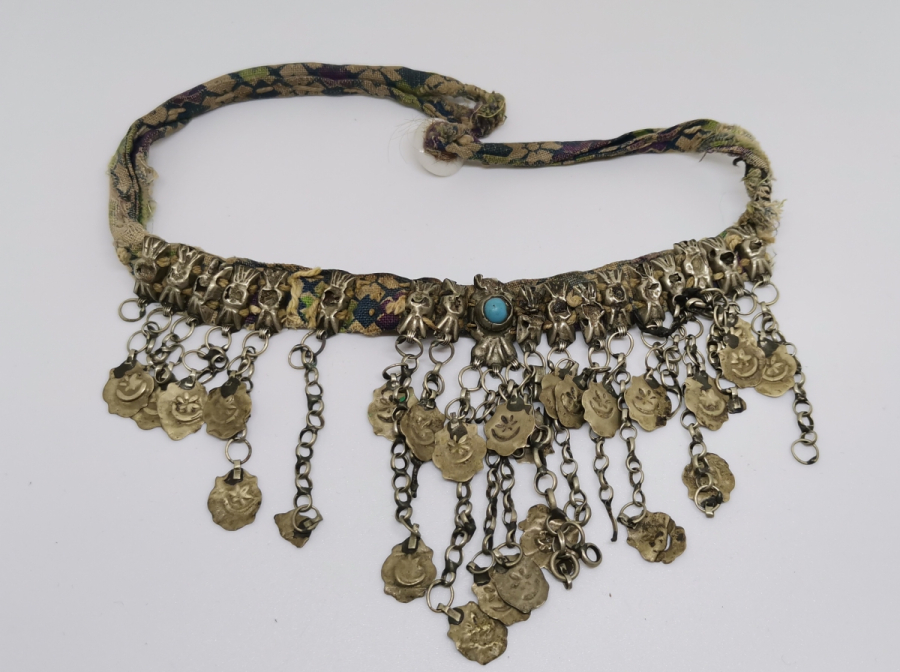 OSMANLI DÖNEMİ AY YILDIZLI GÜMÜŞ DÖŞLÜK - GIDIKLIK