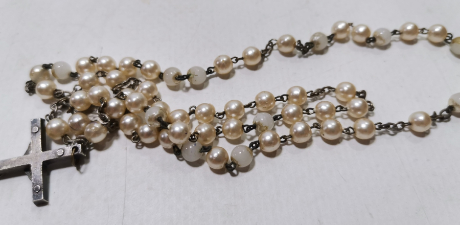 İNCİ GÖRÜNÜMLÜ ANTİKA PAPAZ TESPİHİ