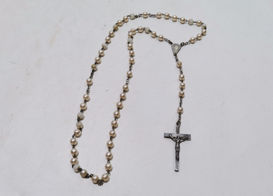 İNCİ GÖRÜNÜMLÜ ANTİKA PAPAZ TESPİHİ