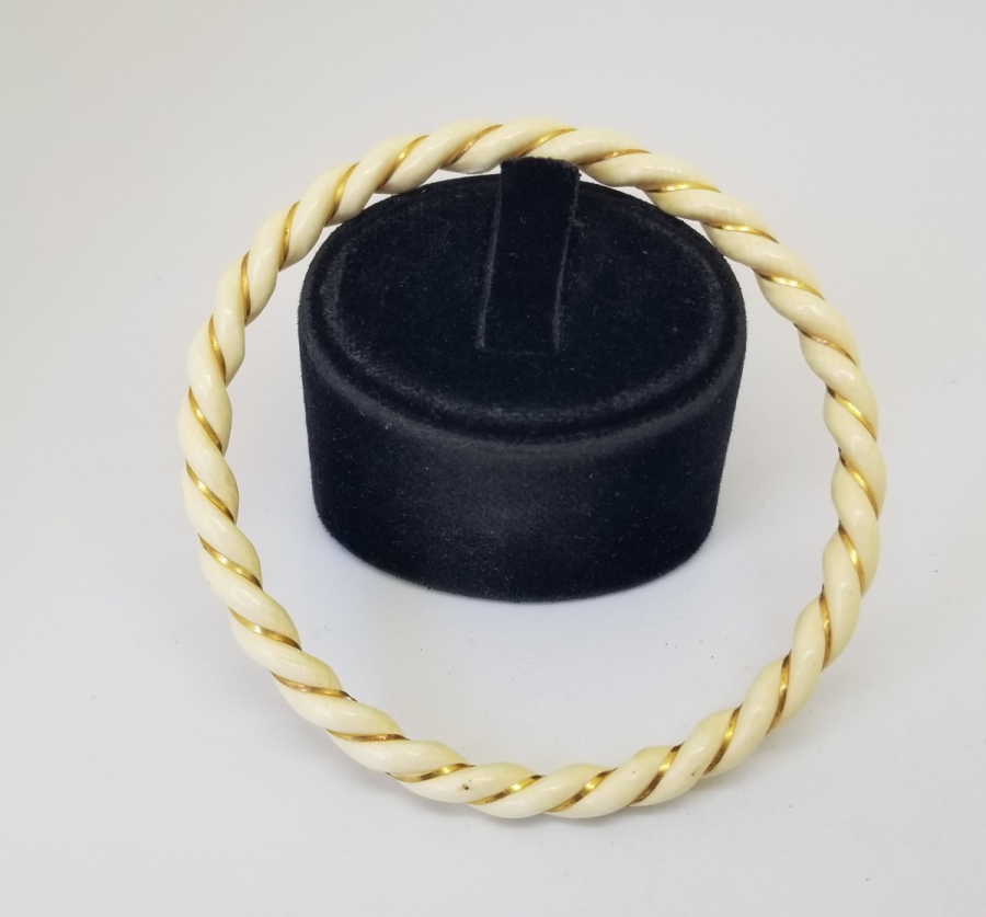 ÖZEL YAPIM ANTİKA FİLDİŞİ BİLEKLİK