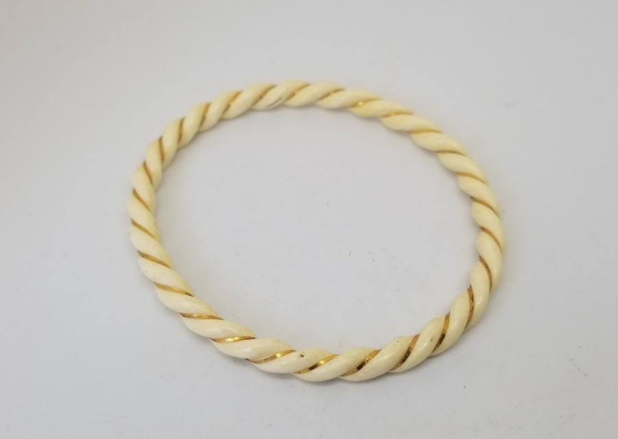 ÖZEL YAPIM ANTİKA FİLDİŞİ BİLEKLİK