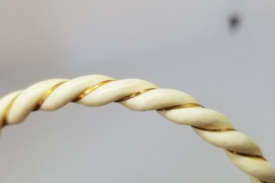 ÖZEL YAPIM ANTİKA FİLDİŞİ BİLEKLİK