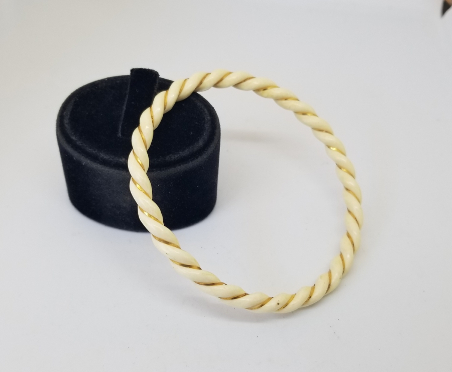 ÖZEL YAPIM ANTİKA FİLDİŞİ BİLEKLİK