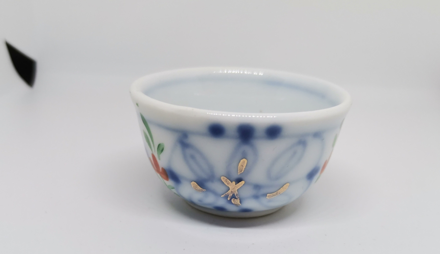 ÜZERİ ALTIN VARAKLI OSMANLI DÖNEMİ BÜYÜK BOY NADİR ZARF FİNCANI