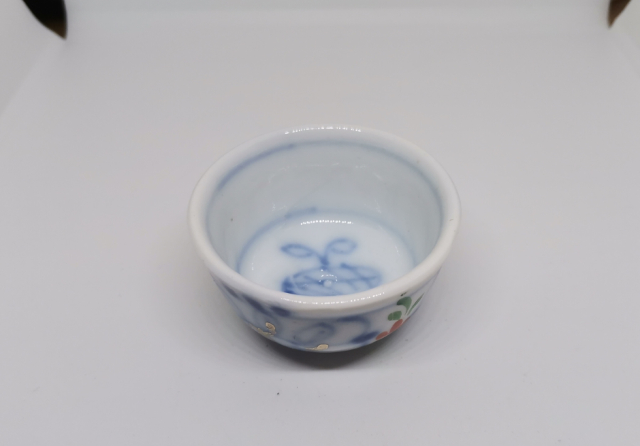 ÜZERİ ALTIN VARAKLI OSMANLI DÖNEMİ BÜYÜK BOY NADİR ZARF FİNCANI