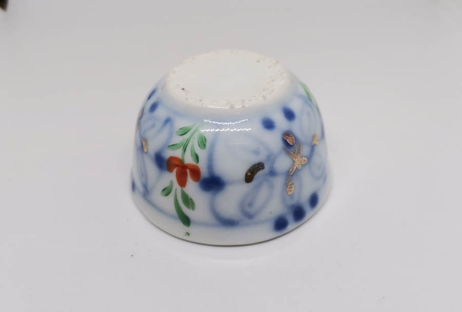 ÜZERİ ALTIN VARAKLI OSMANLI DÖNEMİ BÜYÜK BOY NADİR ZARF FİNCANI