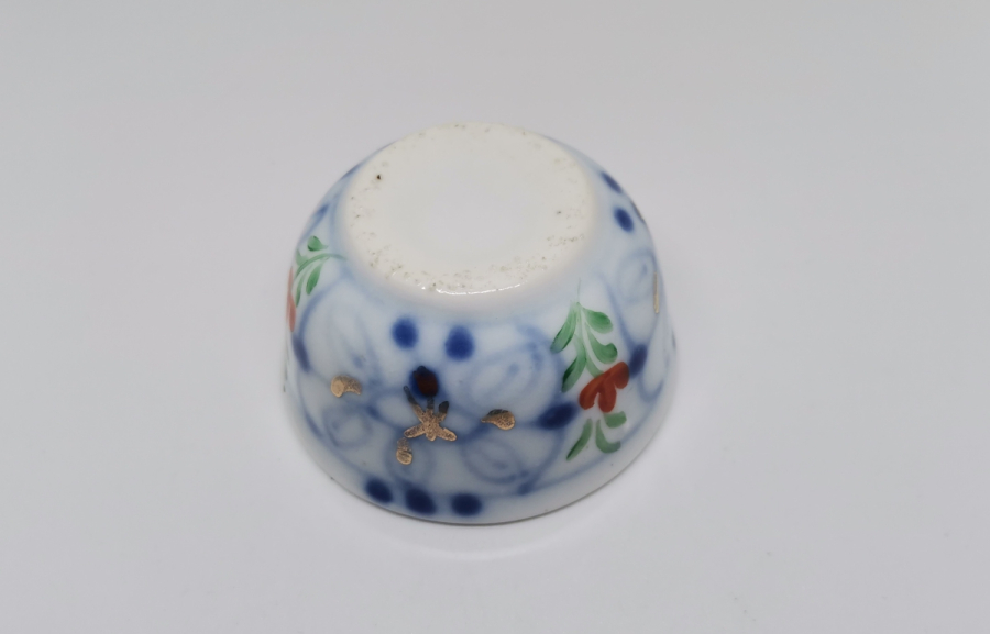 ÜZERİ ALTIN VARAKLI OSMANLI DÖNEMİ BÜYÜK BOY NADİR ZARF FİNCANI