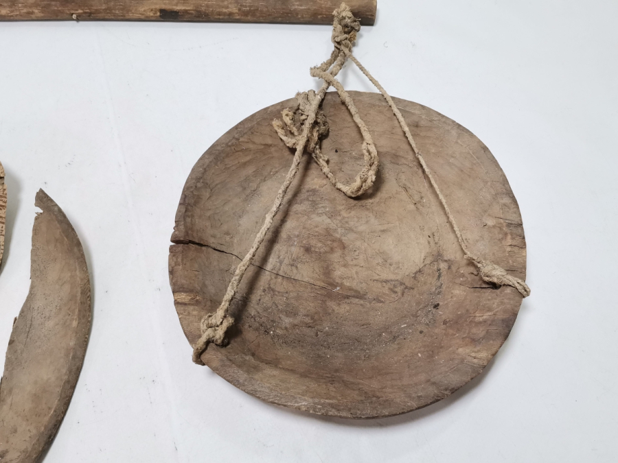 OSMANLI DÖNEMİ AHŞAP KEFELİ PRİMİTİF TARTI