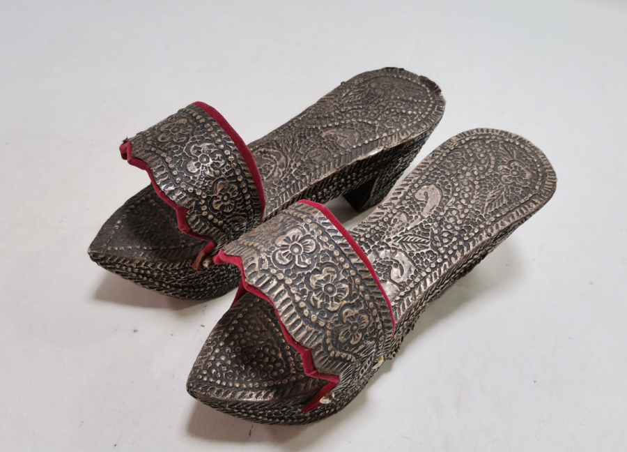 OSMANLI DÖNEMİ GÜMÜŞ TAKUNYA - NALIN