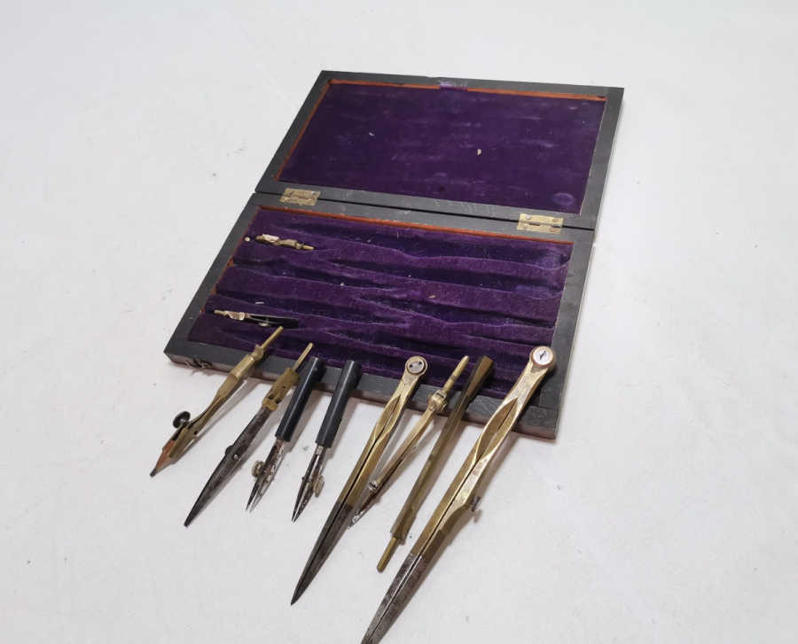 OSMANLI DÖNEMİ ORİJİNAL KUTUSUNDA PERGEL TAKIMI