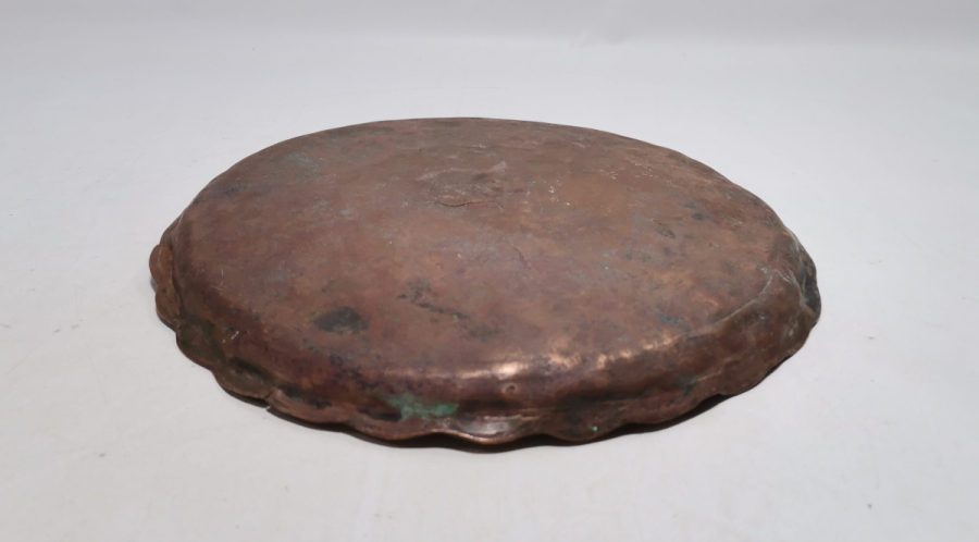 ÜZERİ YAZILI OSMANLI DÖNEMİ SÜLEYMANİYE KAHVE TEPSİSİ