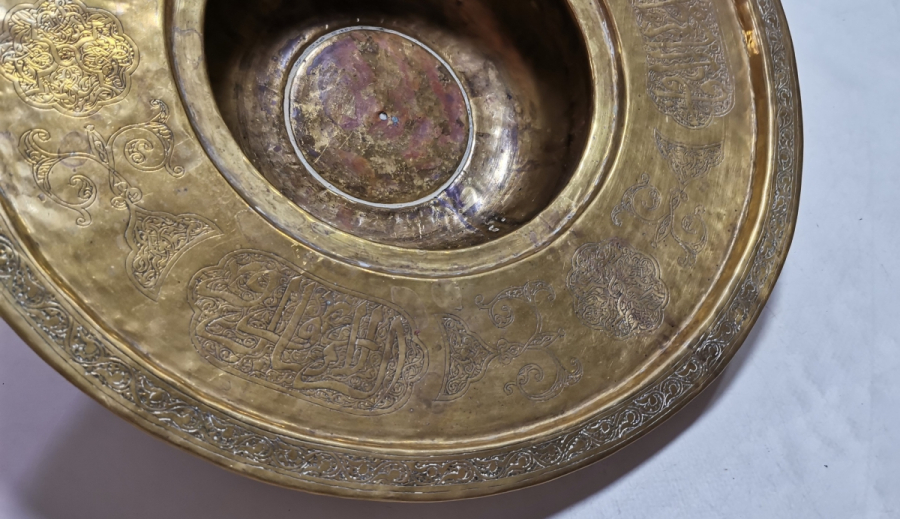 ÜZERİ AYETLERLE BEZELİ OSMANLI DÖNEMİ NADİR İBRİK LENGERİ