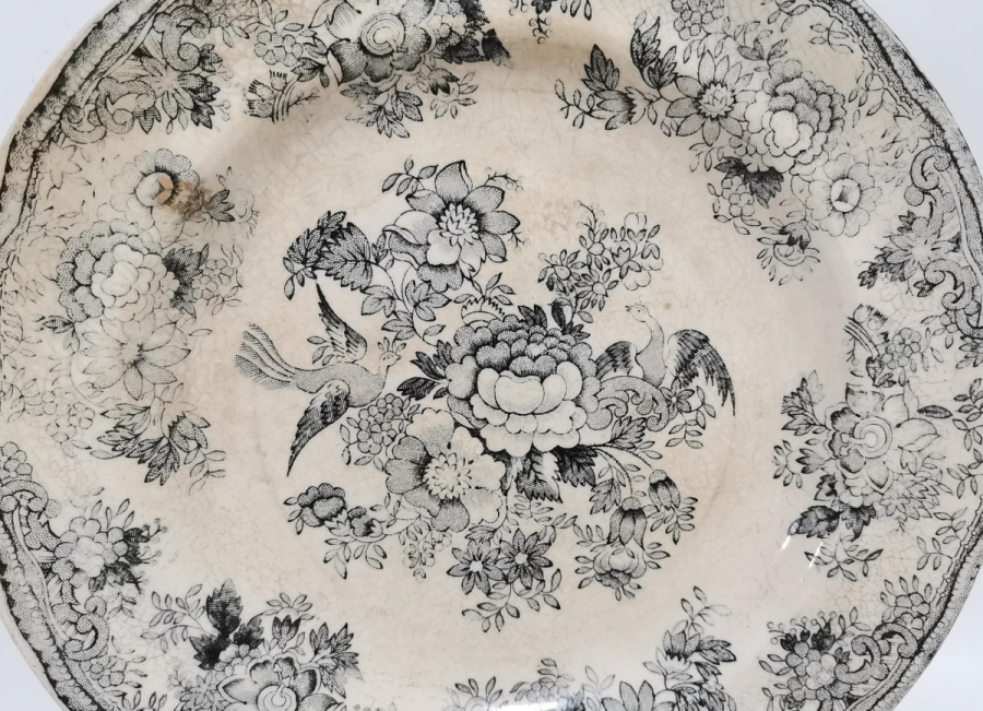 OSMANLI DÖNEMİ İNGİLİZ PORSELEN TABAK