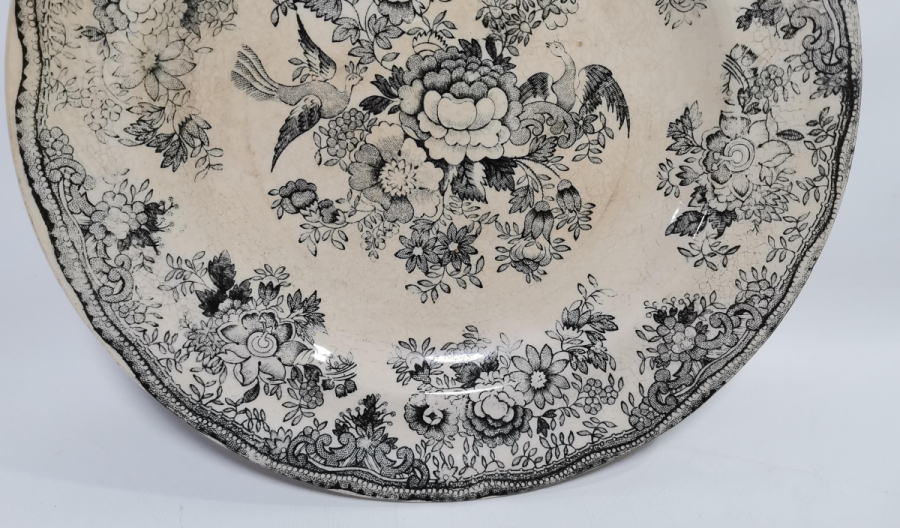 OSMANLI DÖNEMİ İNGİLİZ PORSELEN TABAK