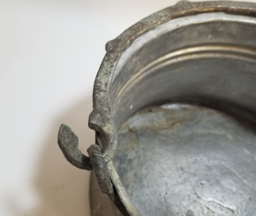 OSMANLI DÖNEMİ BÜYÜK BOYDA BAKIR YOĞURT BAKRACI