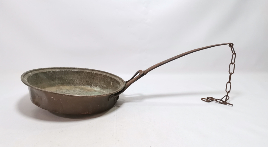 OSMANLI DÖNEMİ EL YAPIMI BAKIR TAVA