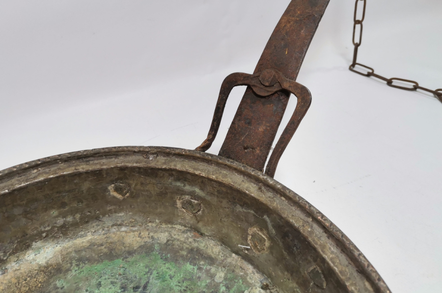 OSMANLI DÖNEMİ EL YAPIMI BAKIR TAVA