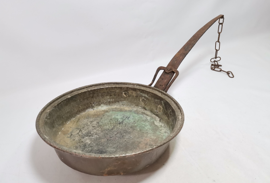 OSMANLI DÖNEMİ EL YAPIMI BAKIR TAVA