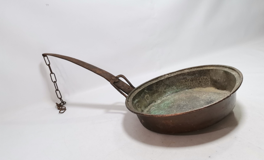 OSMANLI DÖNEMİ EL YAPIMI BAKIR TAVA