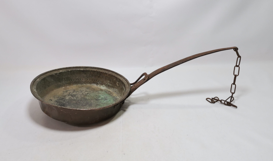 OSMANLI DÖNEMİ EL YAPIMI BAKIR TAVA