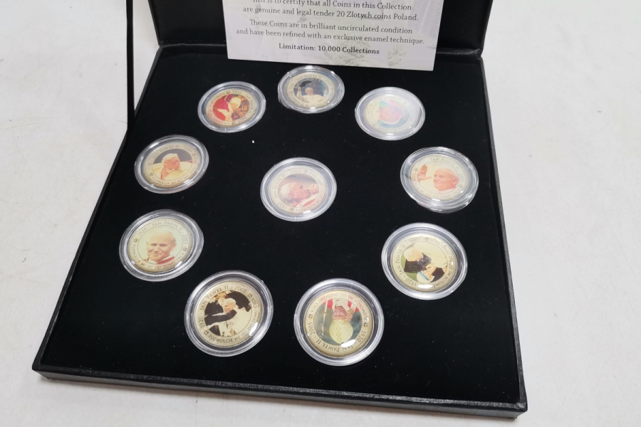 PAPA 2. JEAN PAUL GÜMÜŞ KAPLAMA HATIRA PARA SETİ