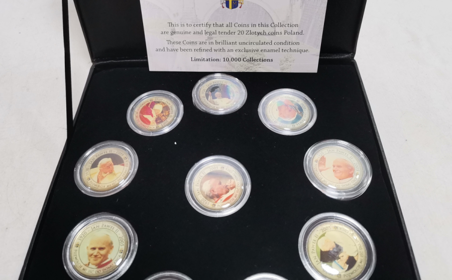 PAPA 2. JEAN PAUL GÜMÜŞ KAPLAMA HATIRA PARA SETİ