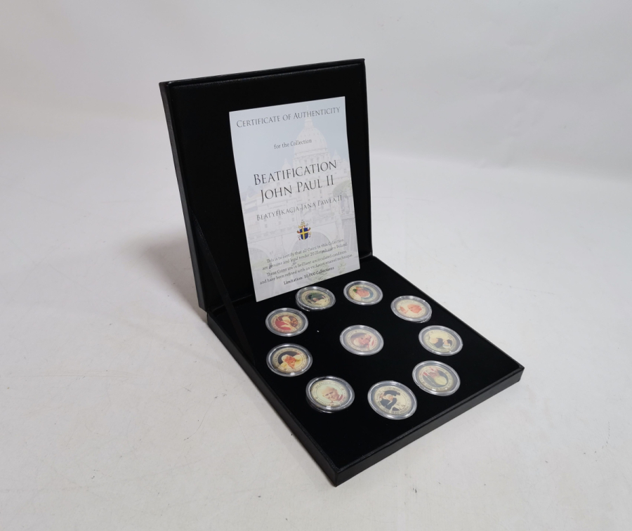 PAPA 2. JEAN PAUL GÜMÜŞ KAPLAMA HATIRA PARA SETİ