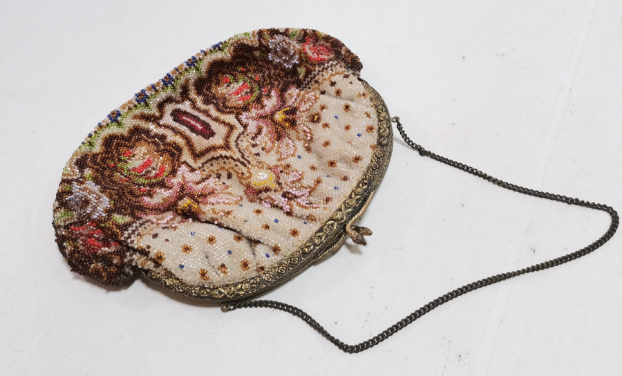 OPAL BONCUKLU ÖZEL YAPIM ANTİKA GECE ÇANTASI