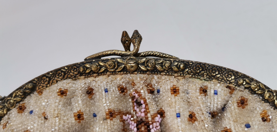 OPAL BONCUKLU ÖZEL YAPIM ANTİKA GECE ÇANTASI