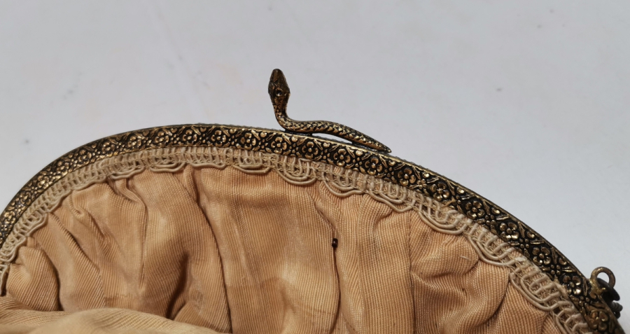 OPAL BONCUKLU ÖZEL YAPIM ANTİKA GECE ÇANTASI