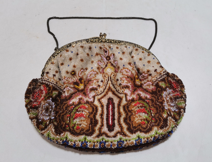 OPAL BONCUKLU ÖZEL YAPIM ANTİKA GECE ÇANTASI