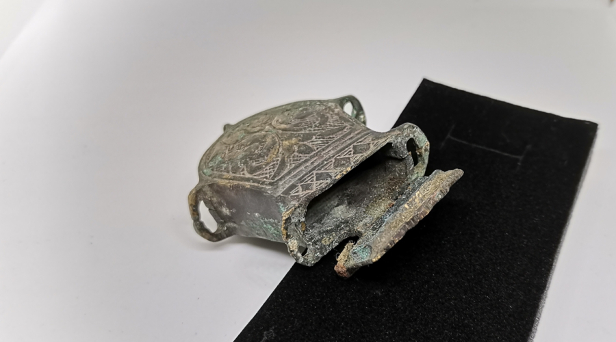 KABARTMA İŞÇİLİKLİ OSMANLI DÖNEMİ BRONZ PİŞTOV ÇAPUTLUĞU