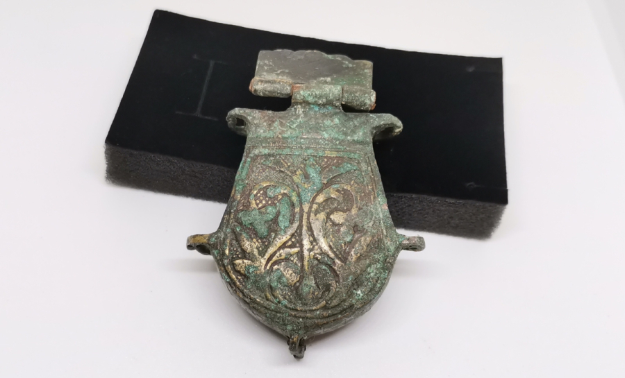 KABARTMA İŞÇİLİKLİ OSMANLI DÖNEMİ BRONZ PİŞTOV ÇAPUTLUĞU