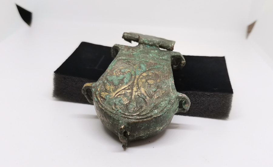 KABARTMA İŞÇİLİKLİ OSMANLI DÖNEMİ BRONZ PİŞTOV ÇAPUTLUĞU