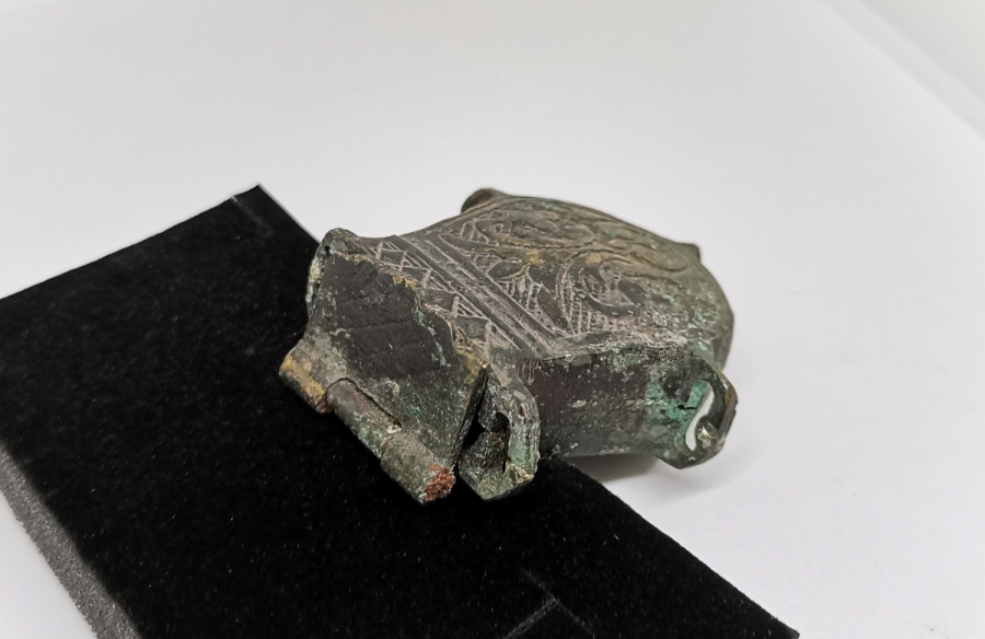 KABARTMA İŞÇİLİKLİ OSMANLI DÖNEMİ BRONZ PİŞTOV ÇAPUTLUĞU