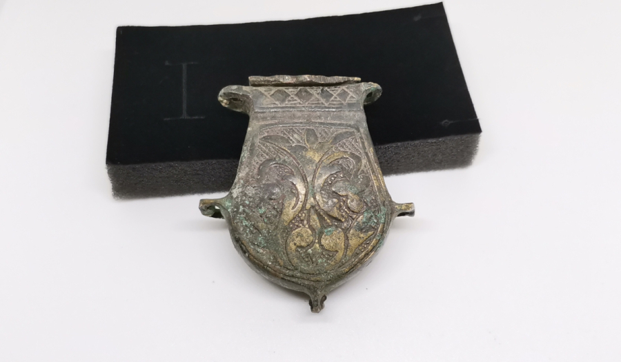 KABARTMA İŞÇİLİKLİ OSMANLI DÖNEMİ BRONZ PİŞTOV ÇAPUTLUĞU