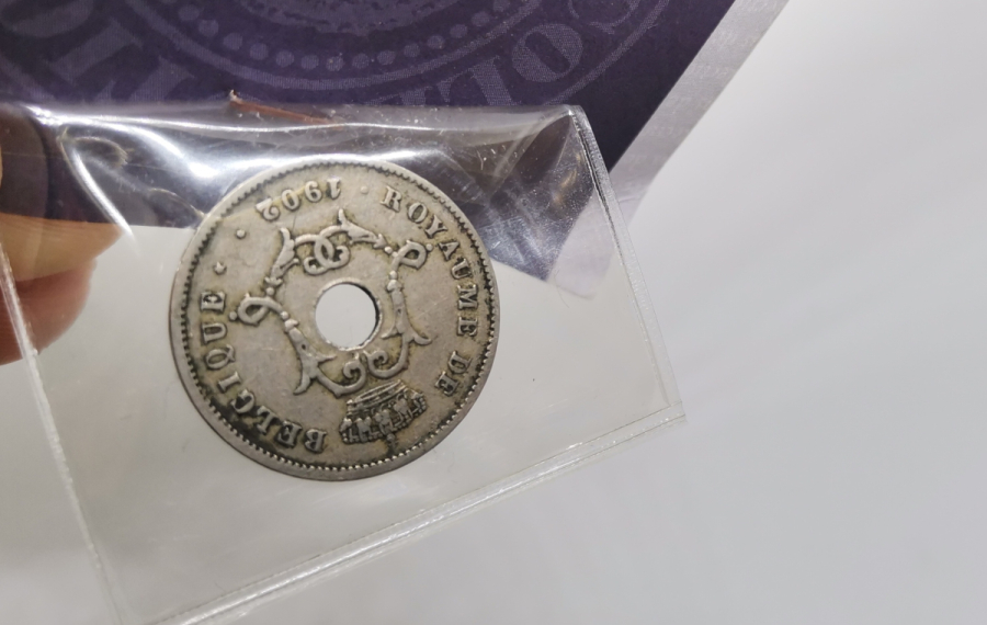 1902 BELÇİKA 5 CENT