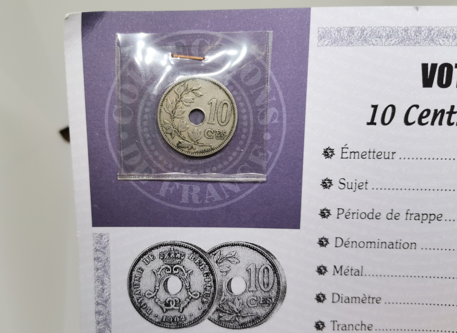 1902 BELÇİKA 5 CENT